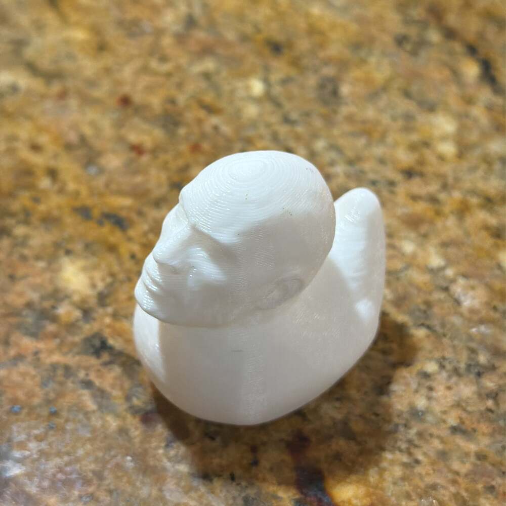 The Rock Duck Jeep Fun Car Decor Unique Dashboard 3D print 2”